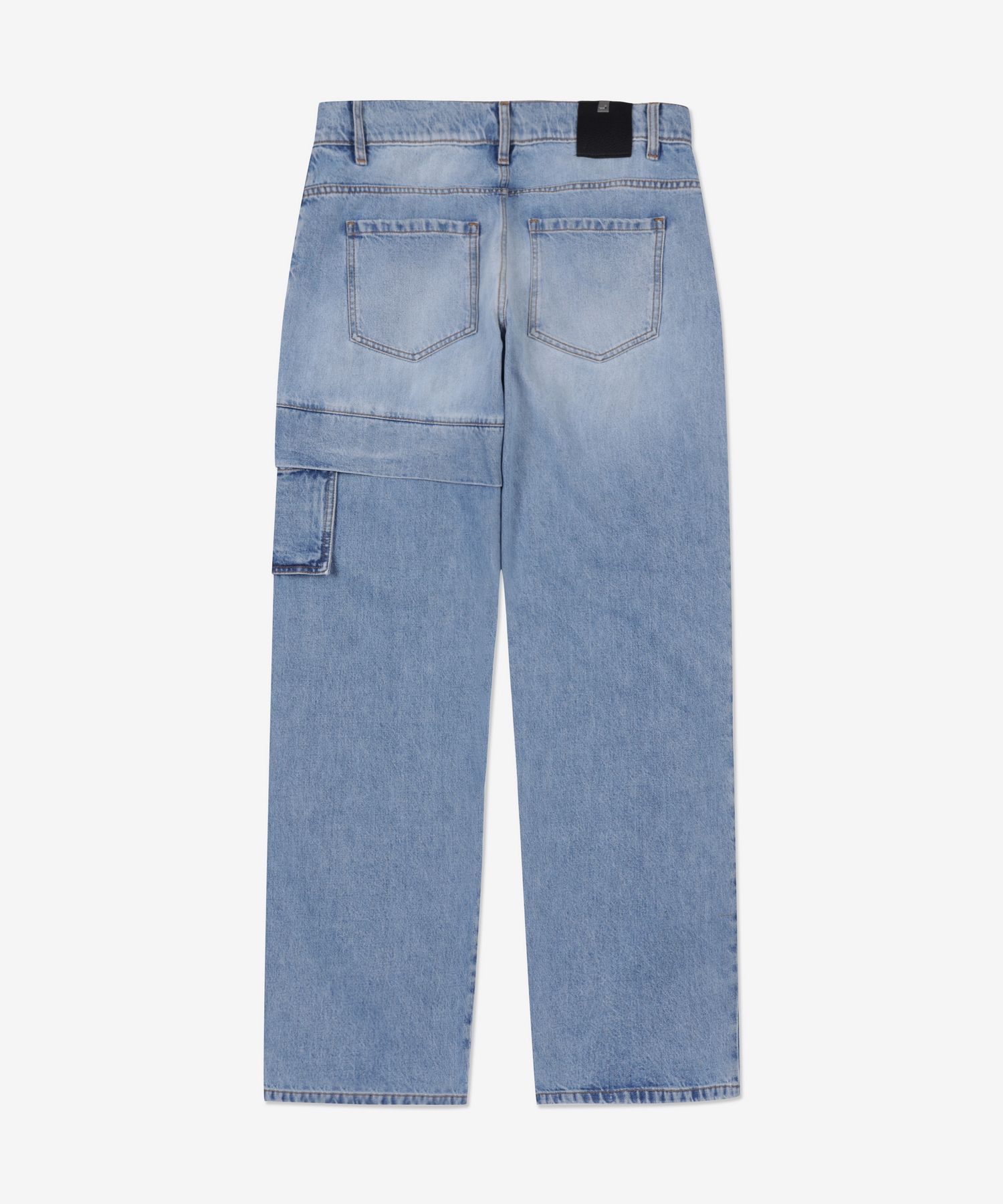 ★ALYX★ Oversized denim cargo pants blue AAUPA0376FA02BLU00 Oversized Denim Cargo Pants Light Blue – Slam Jam®