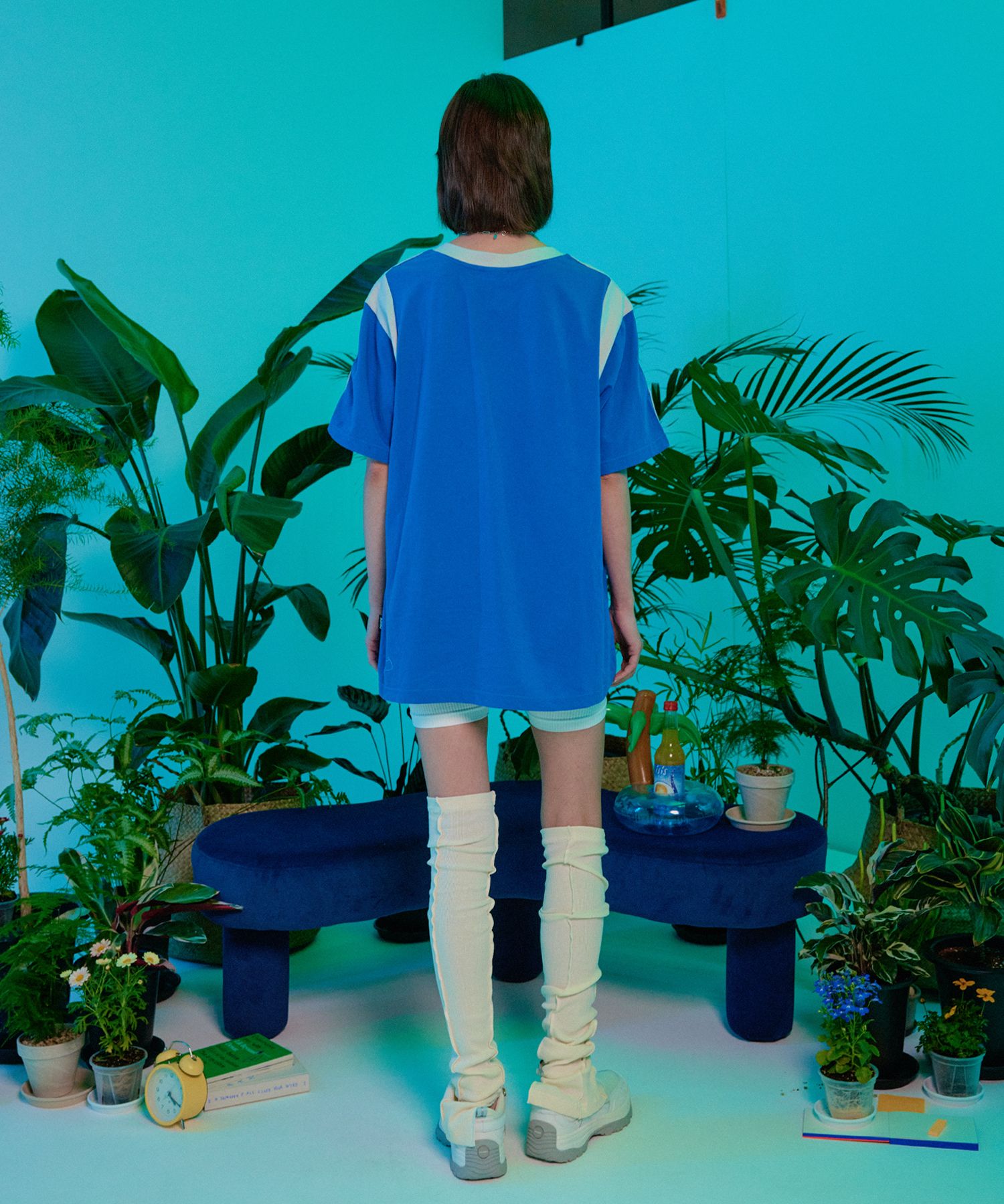 ★韓国の人気★【CHUCK】★Uniform V-Neck T-Shir.t★関税込★ MUSINSA公式 | CHUCK Uniform V-neck Short Sleeve T-shirt (White)