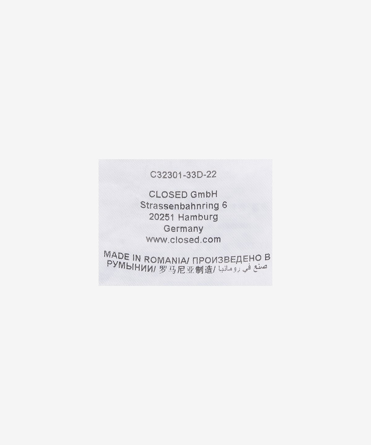 클로즈드(CLOSED) 리빙턴 와이드 팬츠 - 블랙 / C3230133D22100