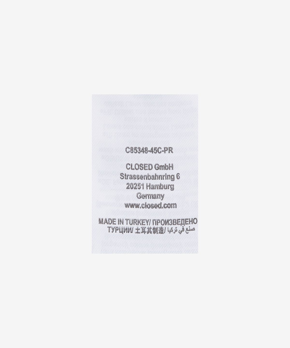 클로즈드(CLOSED) 남성 24/7 반소매 티셔츠 - 마블화이트 / C8534845CPR204