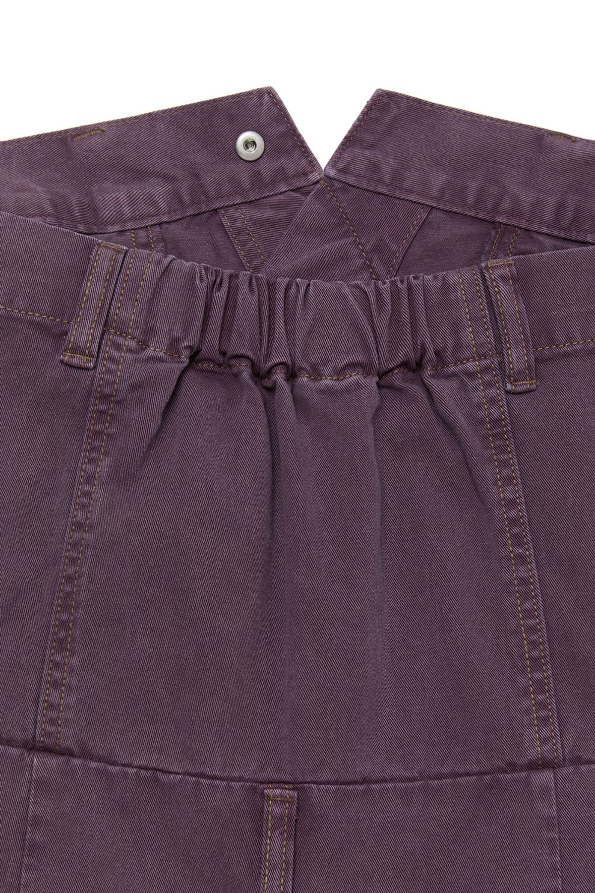 커렌트(CURRENT) DENIM TUBE TOP DRESS [PURPLE]