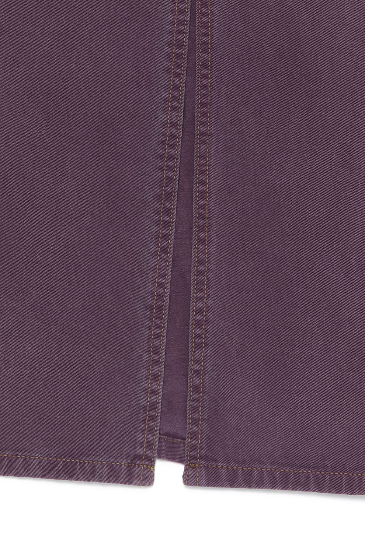 커렌트(CURRENT) DENIM TUBE TOP DRESS [PURPLE]