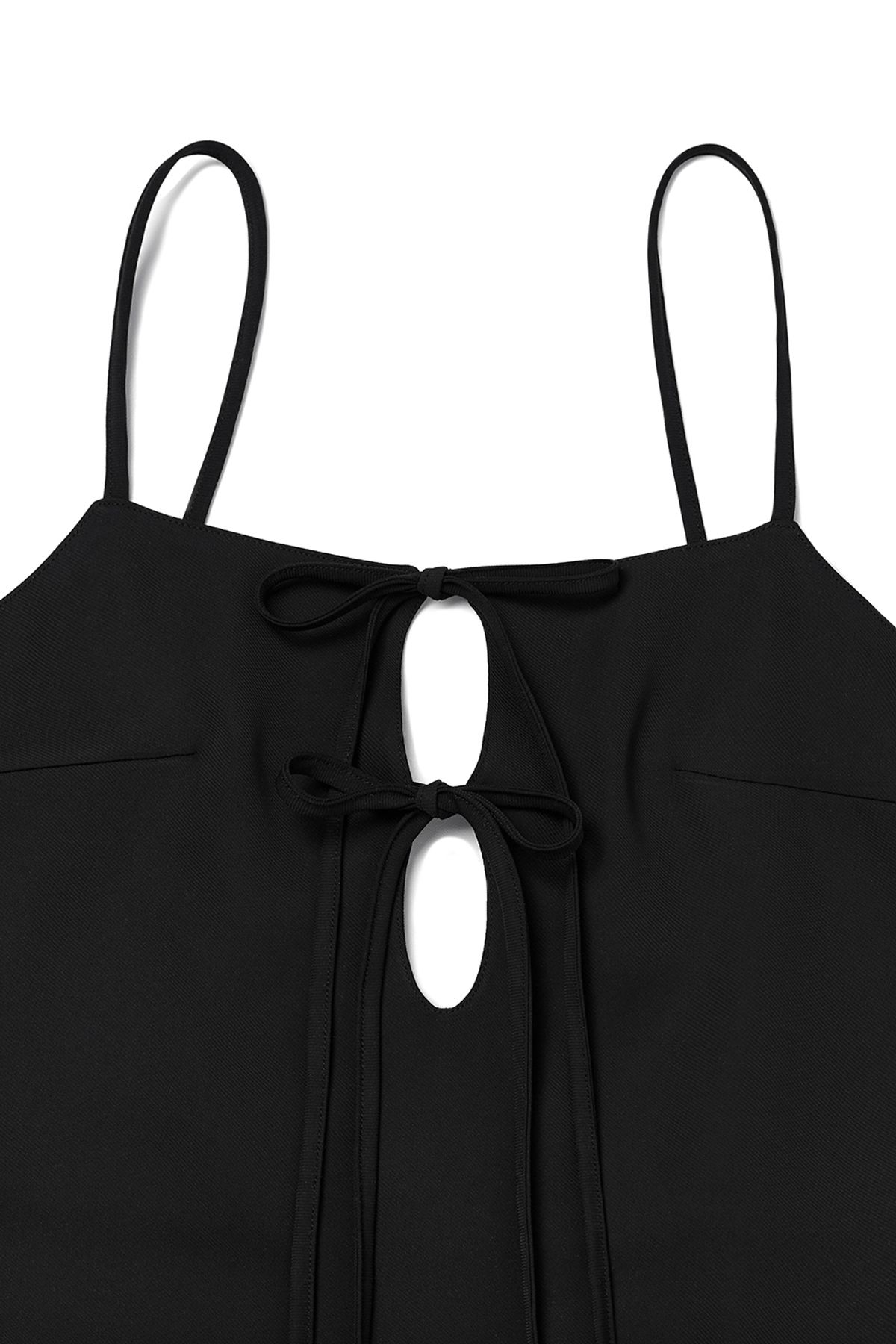 커렌트(CURRENT) STRAP MINI DRESS [BLACK]