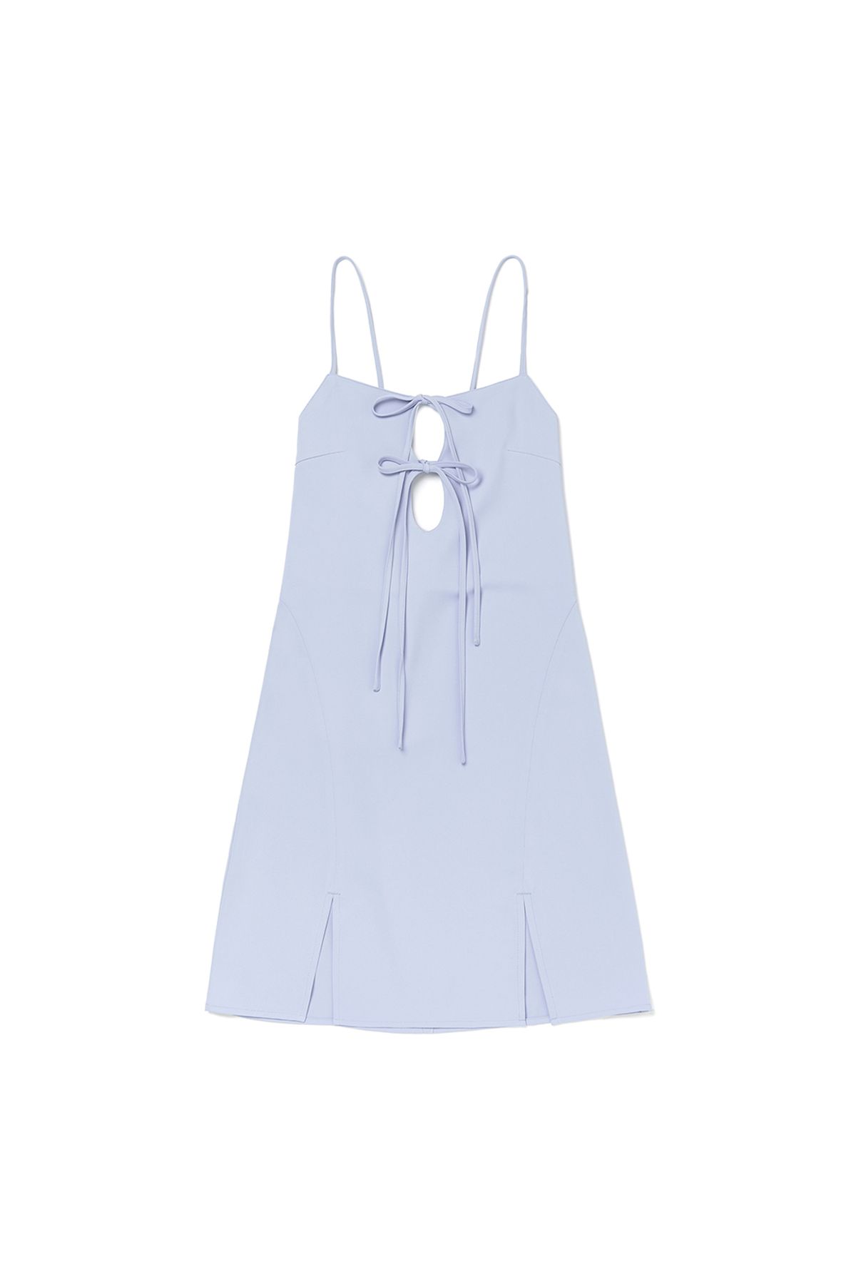 커렌트(CURRENT) STRAP MINI DRESS [LIGHT BLUE]