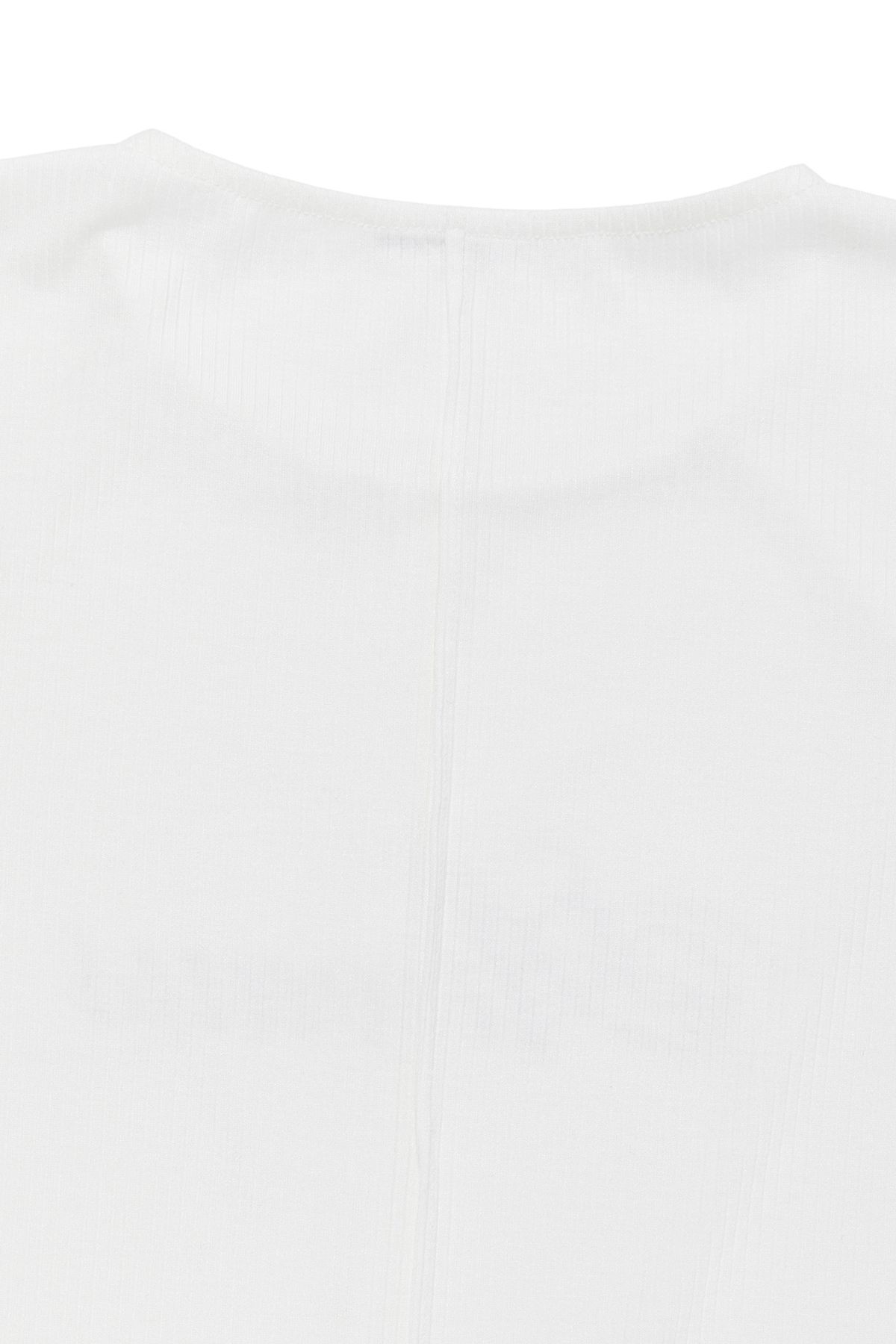 커렌트(CURRENT) PINTUCK CROP SHORT SLEEVE TEE [IVORY]