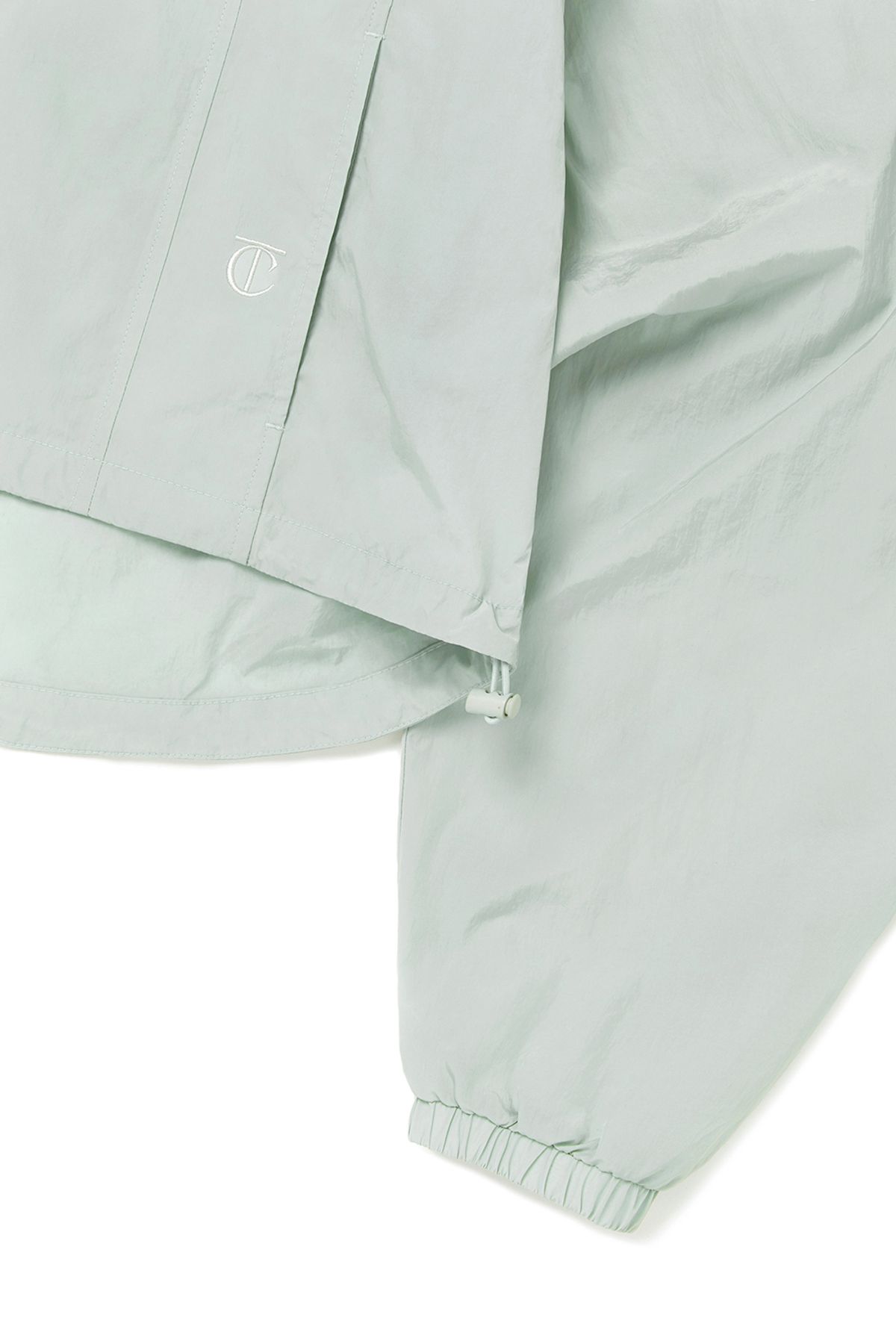 커렌트(CURRENT) SHEER HOODED JACKET [LIGHT MINT]