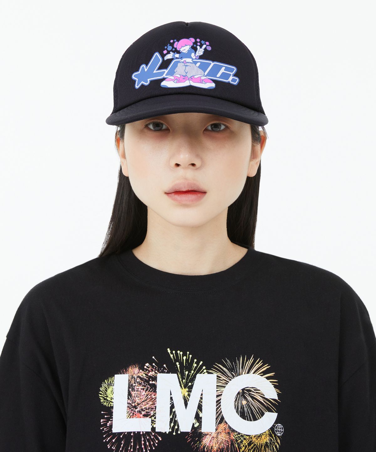 엘엠씨(LMC) LOST CITY GIRL MESH CAP blue