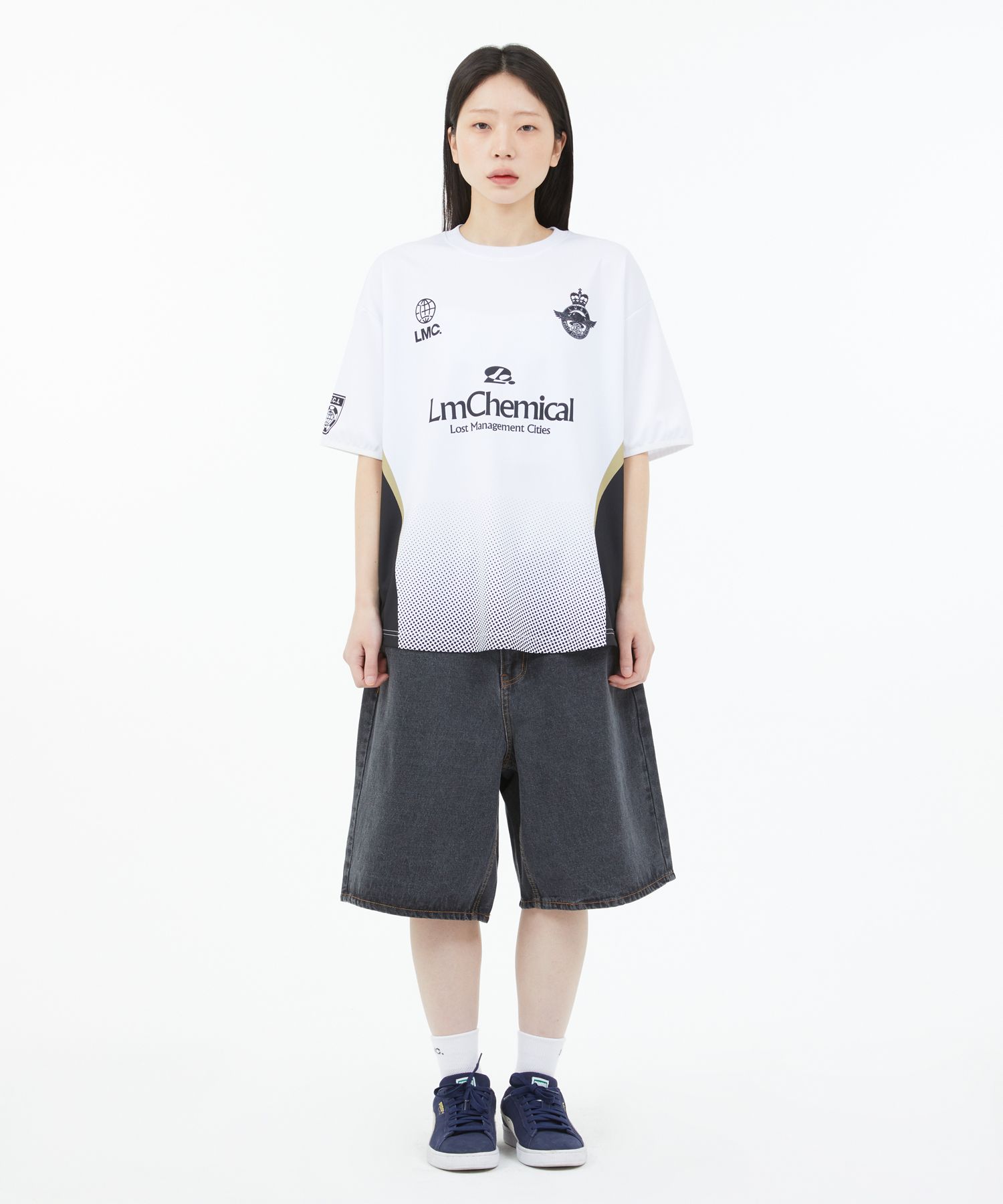 MUSINSA | LMC CHEMICAL SOCCER JERSEY TEE black