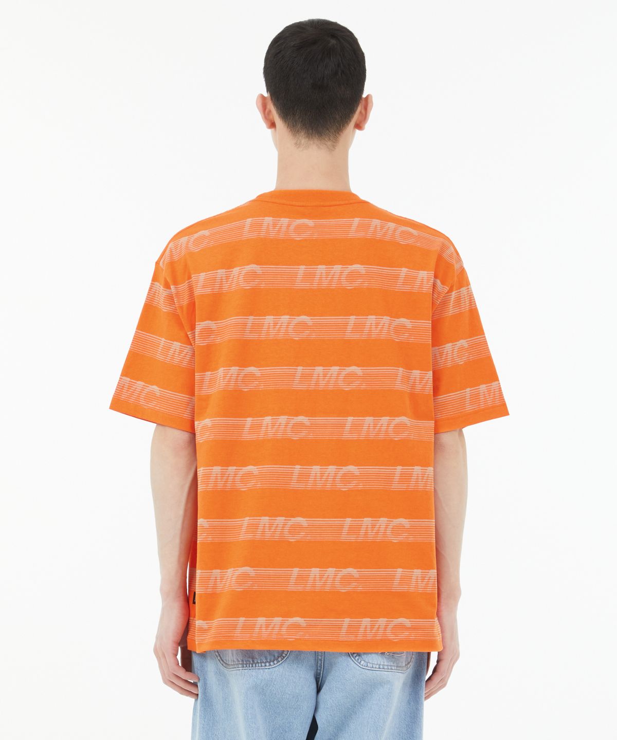 엘엠씨(LMC) BLIND ITALIC STRIPE TEE orange