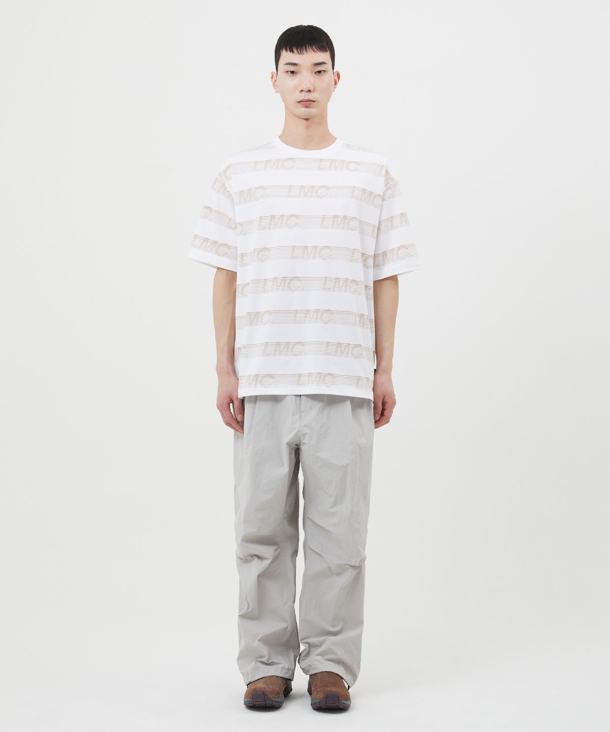 엘엠씨(LMC) BLIND ITALIC STRIPE TEE white