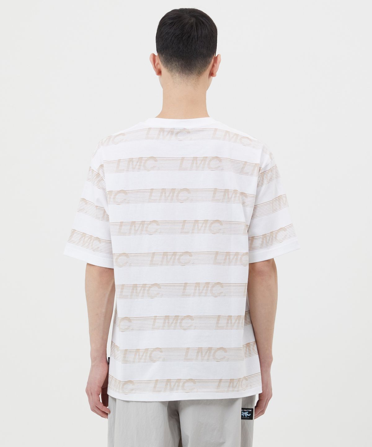 엘엠씨(LMC) BLIND ITALIC STRIPE TEE white