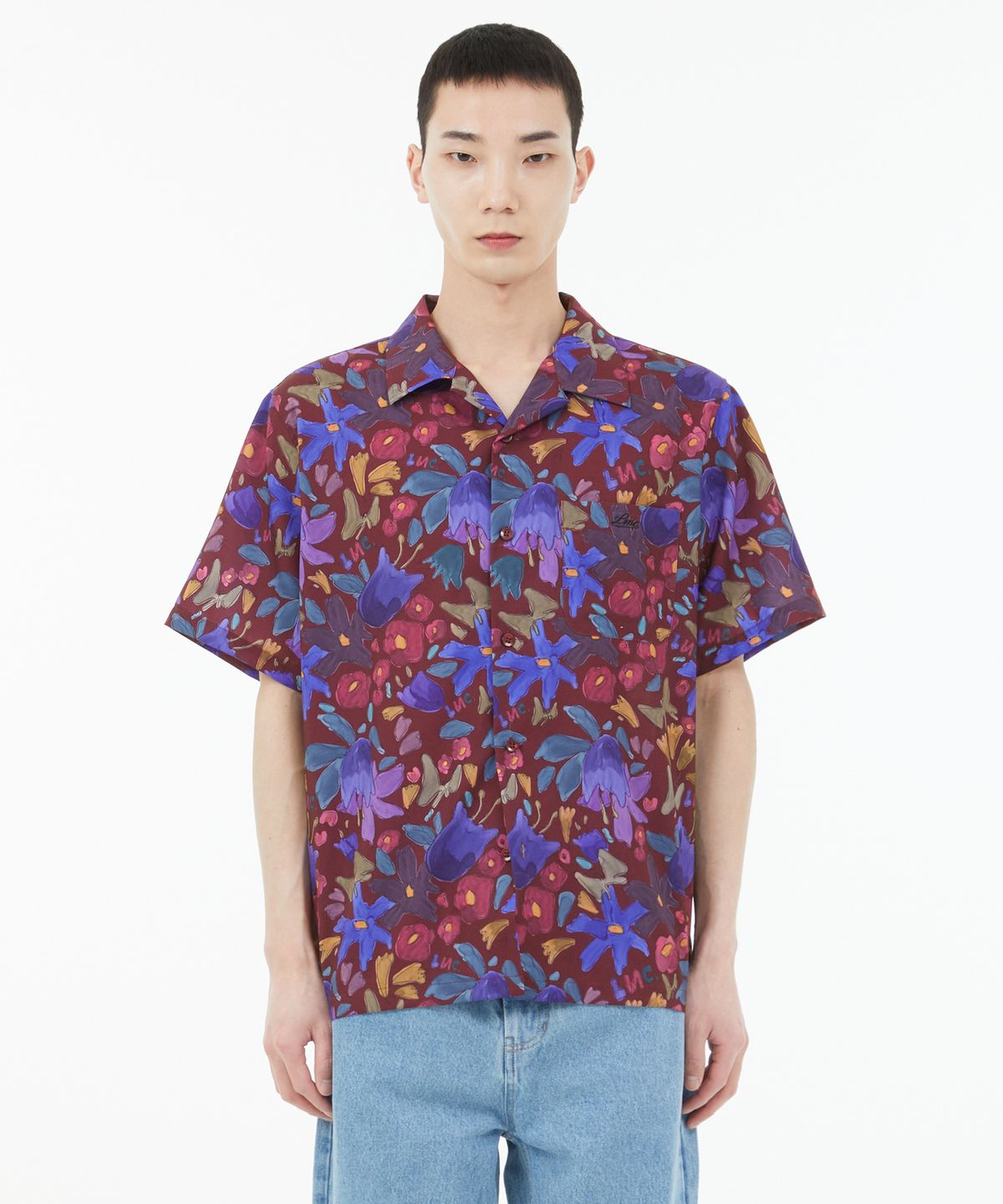 엘엠씨(LMC) FLORAL SHORT SLV SHIRT multi