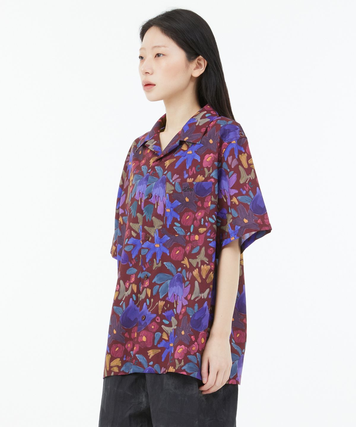 엘엠씨(LMC) FLORAL SHORT SLV SHIRT multi