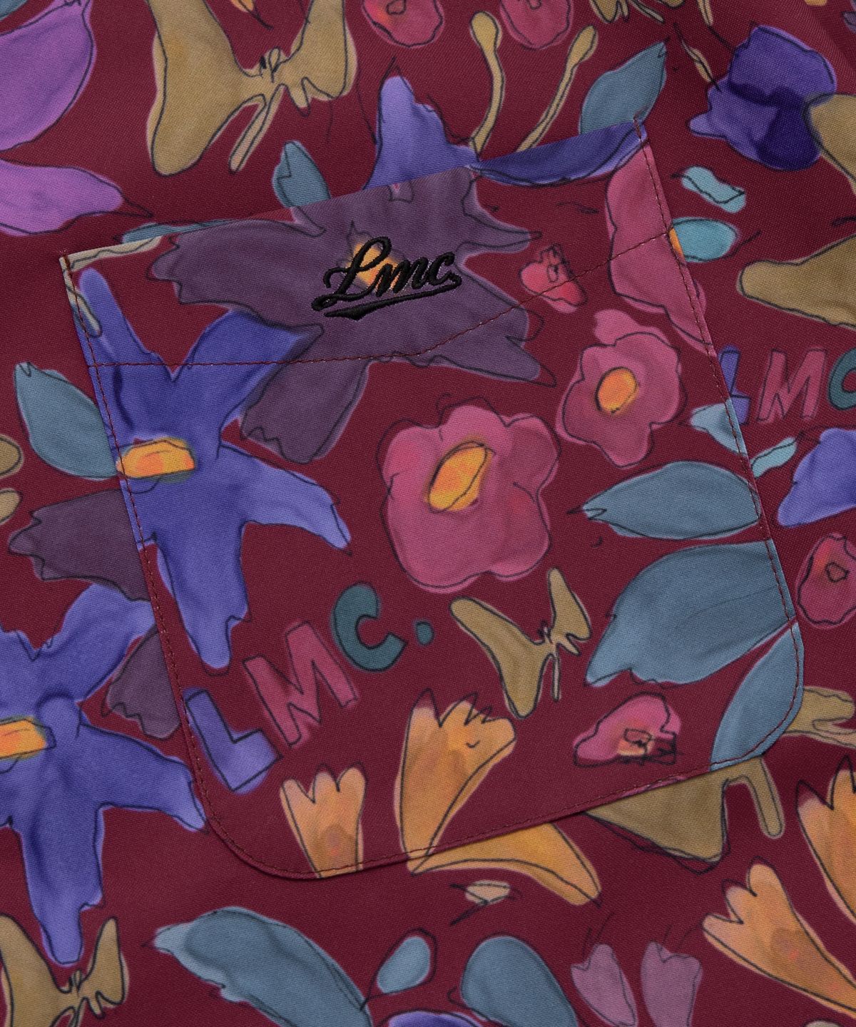 엘엠씨(LMC) FLORAL SHORT SLV SHIRT multi