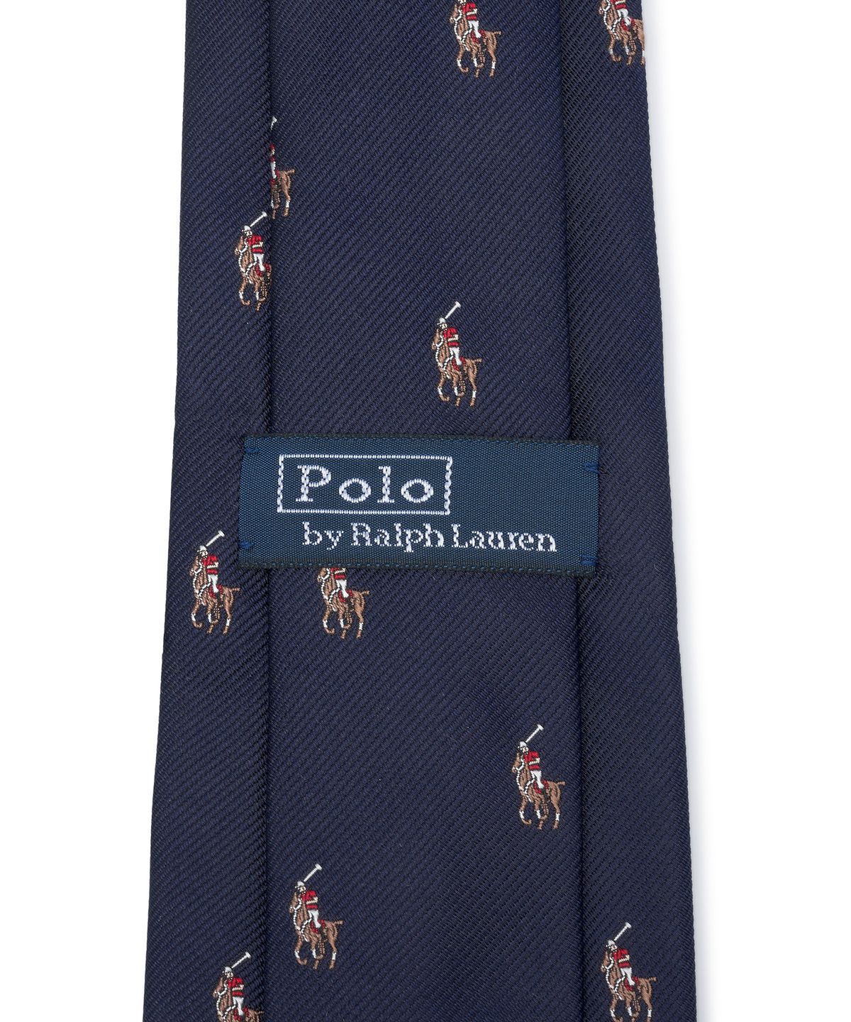 폴로 랄프 로렌(POLO RALPH LAUREN) 폴로 포니 실크 타이 - 네이비