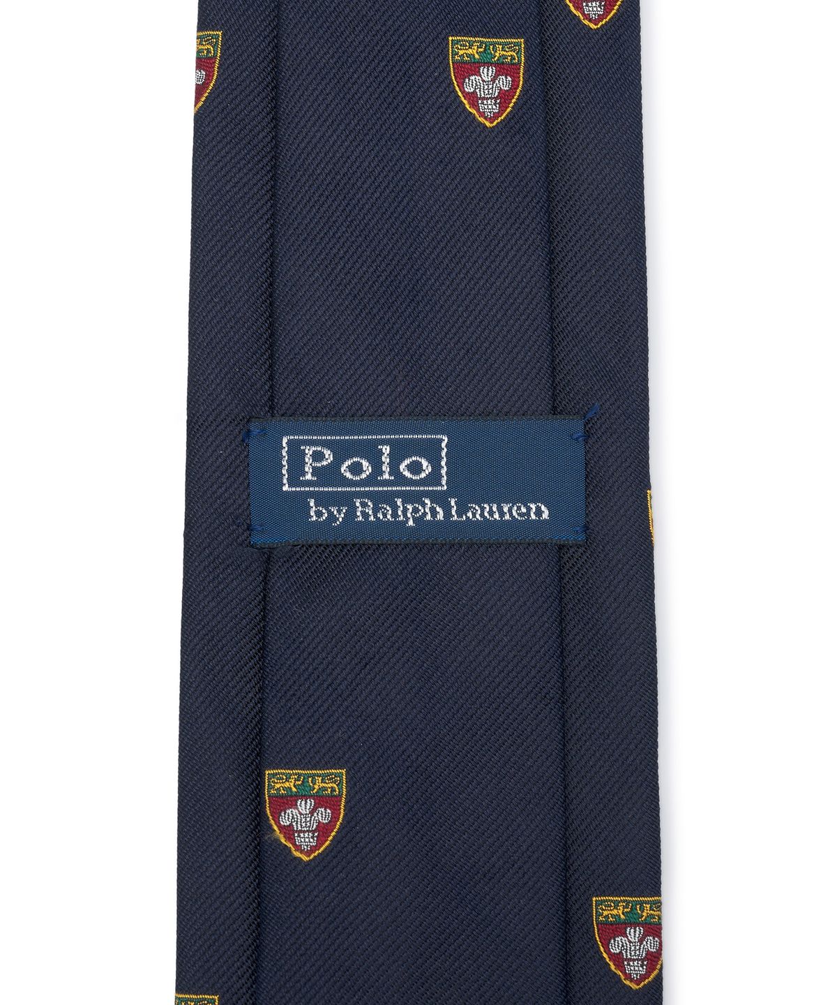 폴로 랄프 로렌(POLO RALPH LAUREN) 스트라이프 클럽 실크 타이 - 네이비