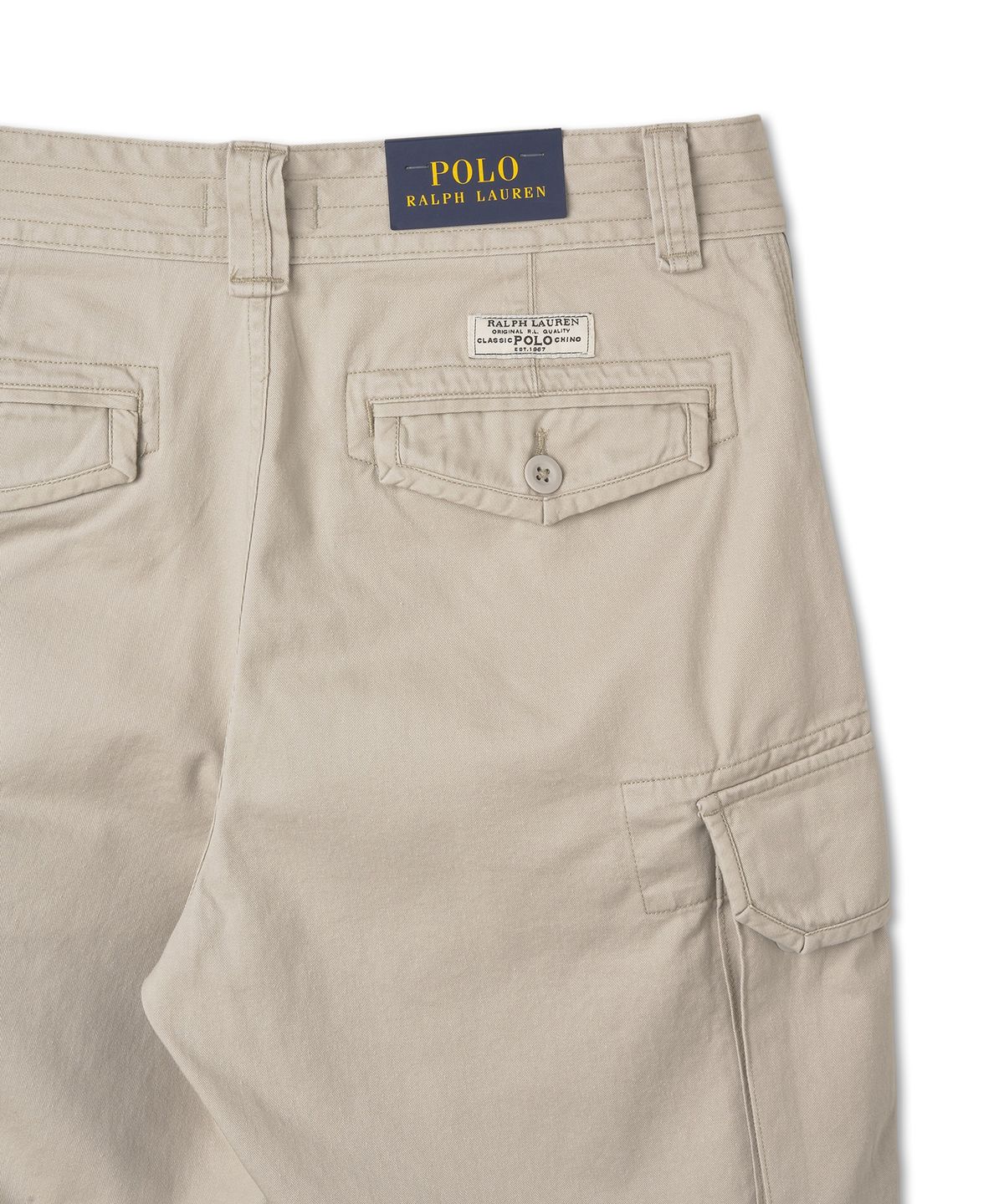 폴로 랄프 로렌(POLO RALPH LAUREN) 클래식핏 코튼 카고 쇼츠 - 베이지