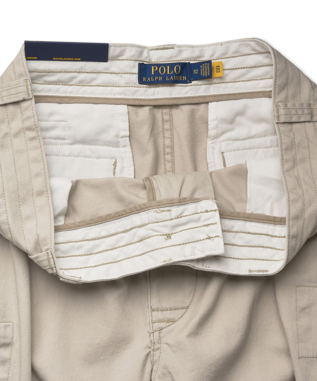 폴로 랄프 로렌(POLO RALPH LAUREN) 클래식핏 코튼 카고 쇼츠 - 베이지