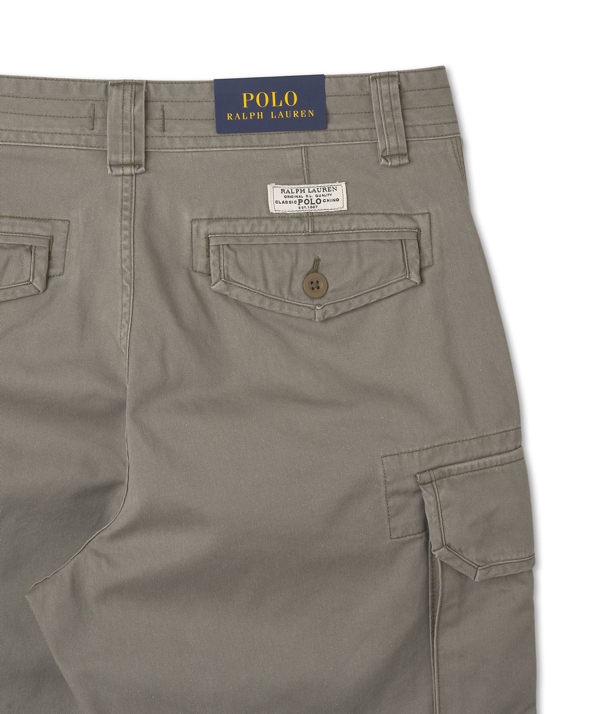 폴로 랄프 로렌(POLO RALPH LAUREN) 클래식핏 코튼 카고 쇼츠 - 그린