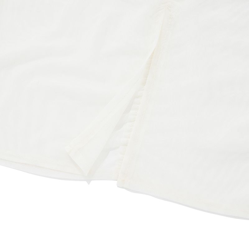 [ KIRSH ]★COLLECTION SEE THROUGH MIDI SKIRT MUSINSA | KIRSH Collection See-through Midi Skirt [Ivory]