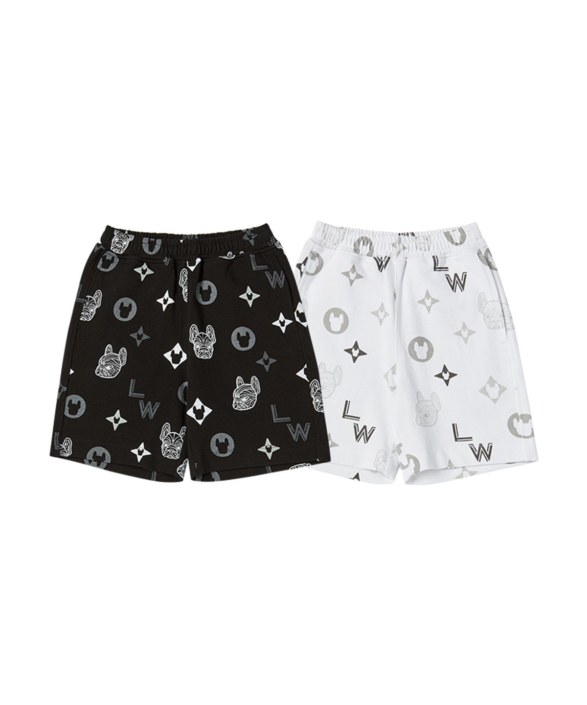 라이프워크 키즈(LIFEWORK KIDS) 키즈) 모노그램 LW 숏팬츠