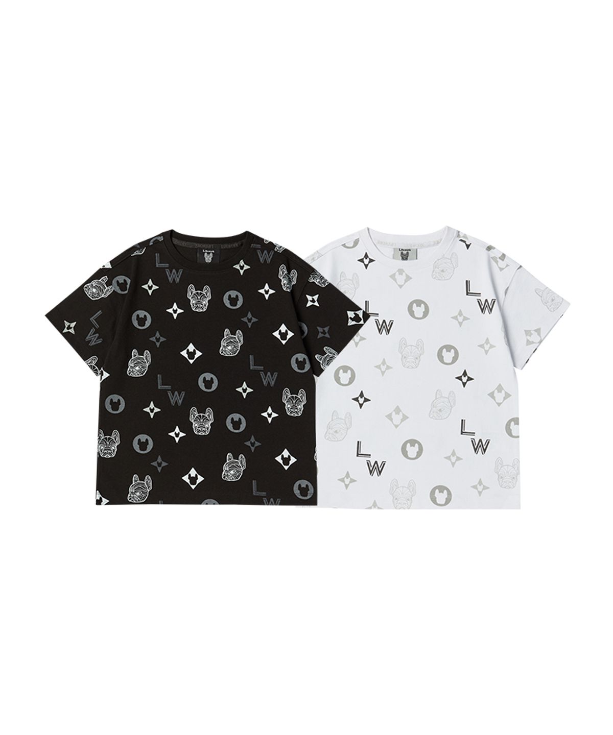 라이프워크 키즈(LIFEWORK KIDS) 키즈) 모노그램 LW 반팔 티셔츠
