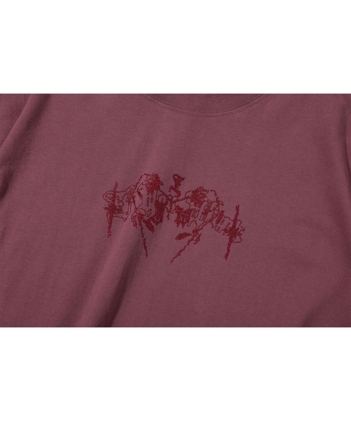 이퓨원트(IFYOUWANT) Pixel Moon TEE darkpink