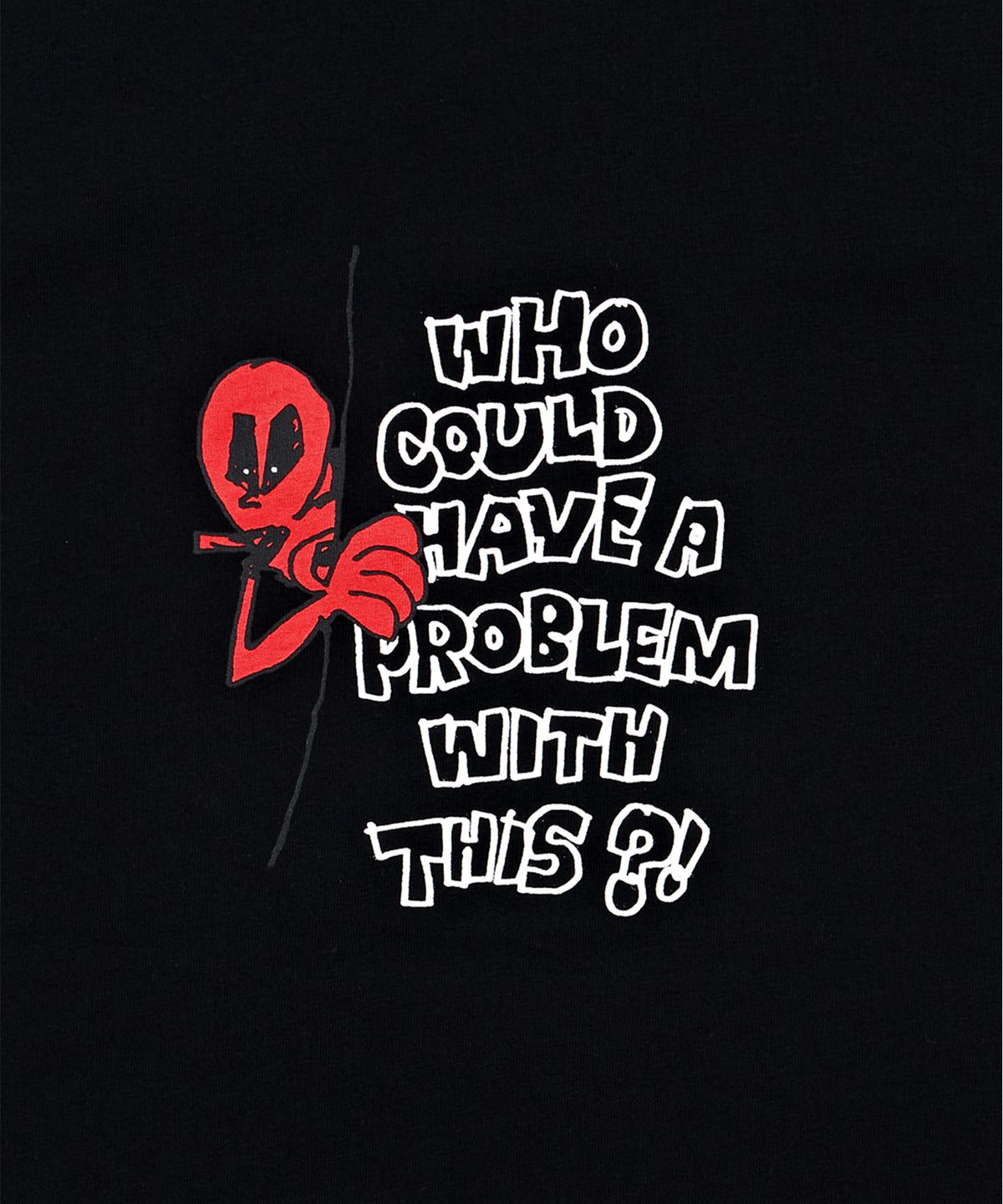 예스아이씨(YESEYESEE) Y.E.S x Deadpool Problem Tee Black
