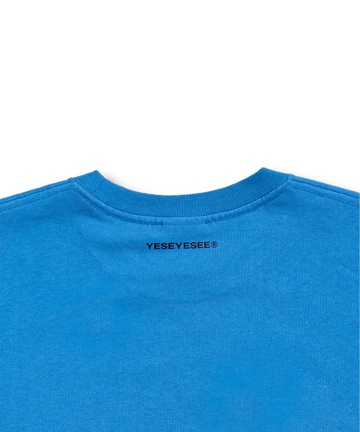 예스아이씨(YESEYESEE) Y.E.S x Deadpool Hurts Tee Blue