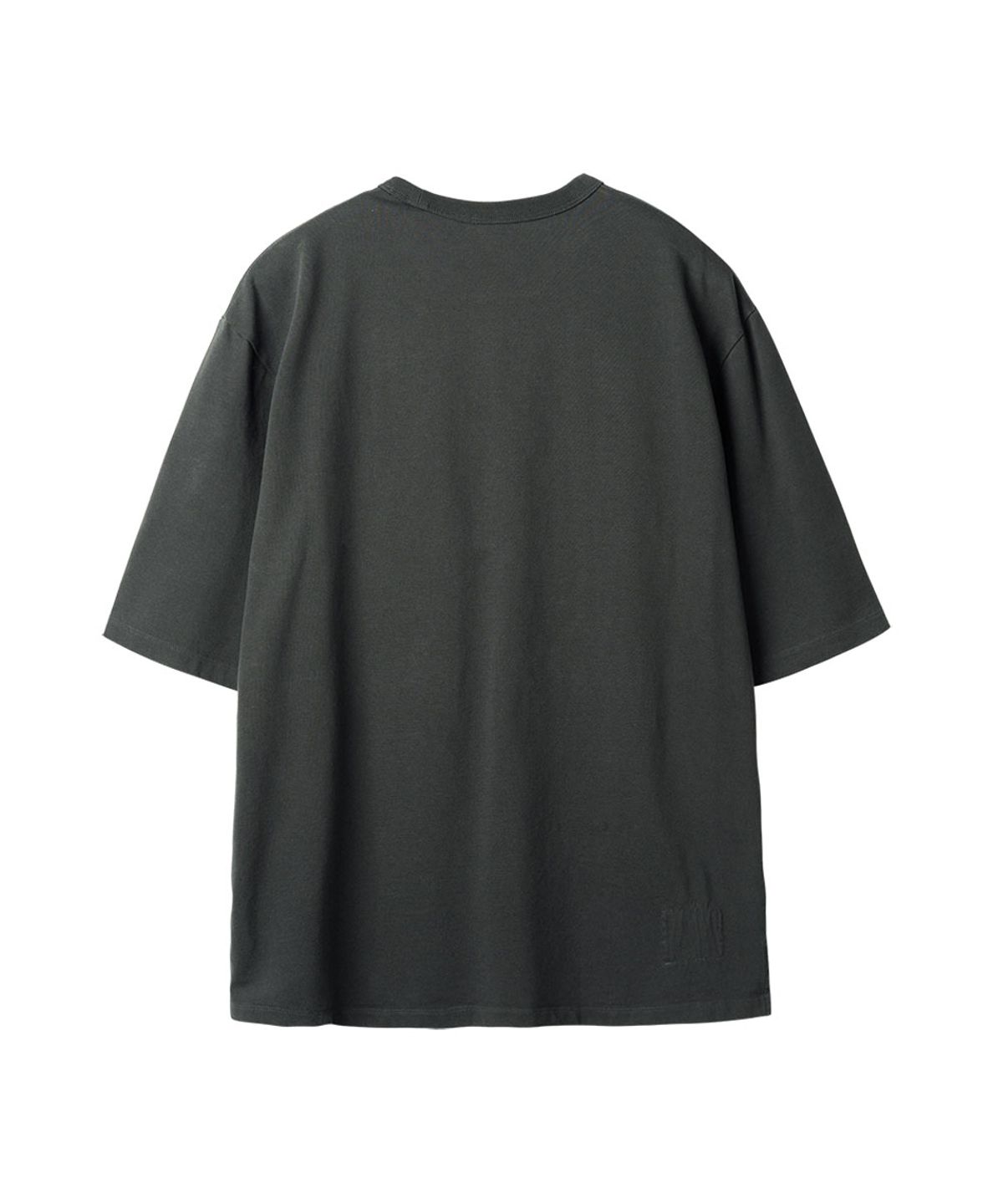 러프사이드(ROUGHSIDE) Primary Half Sleeve Charcoal