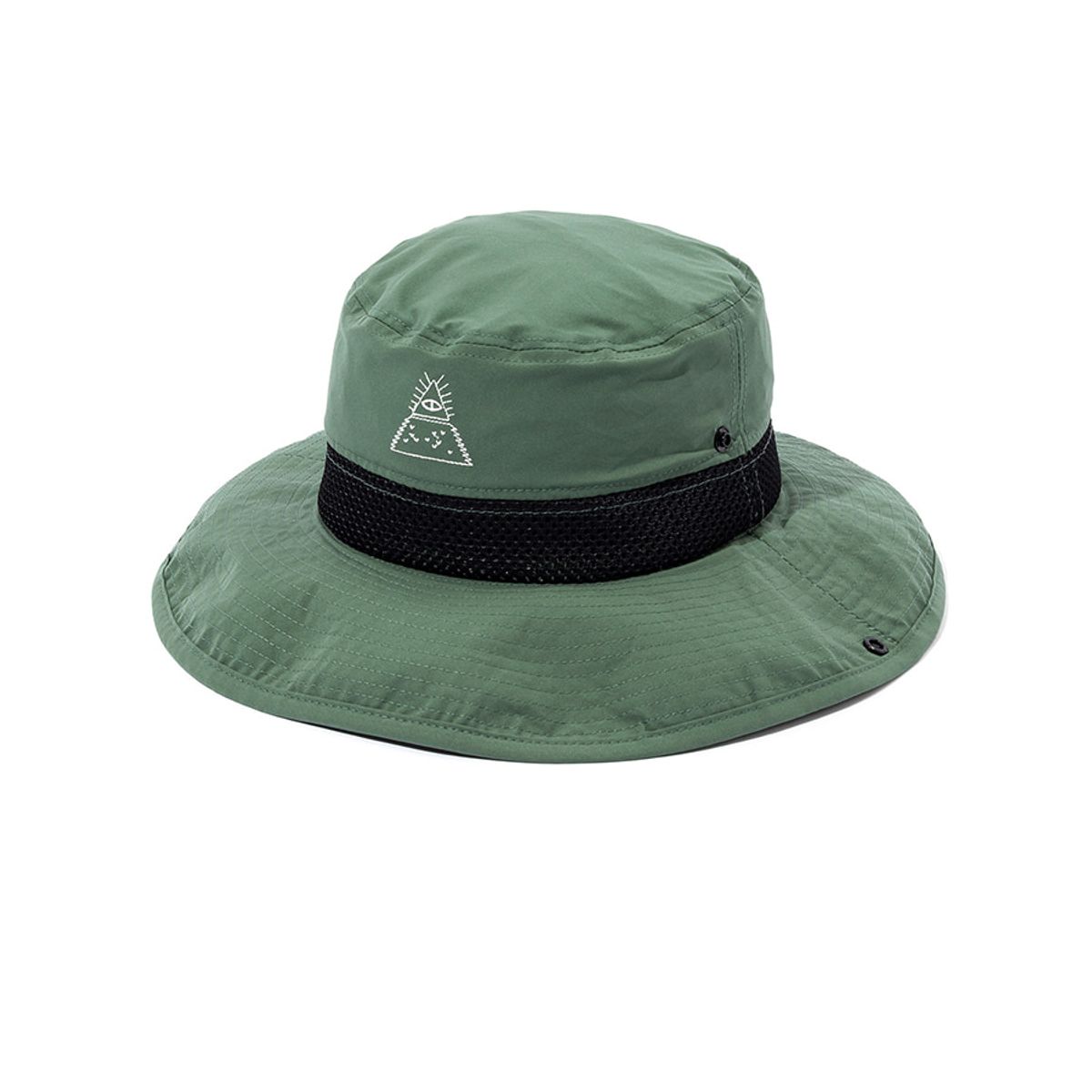 폴러스터프(POLERSTUFF) 2웨이 선가드 롱 브림 햇 OLIVE