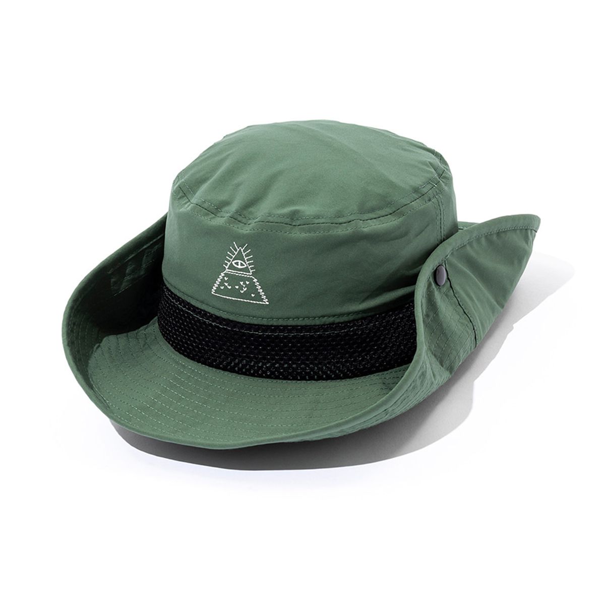 폴러스터프(POLERSTUFF) 2웨이 선가드 롱 브림 햇 OLIVE
