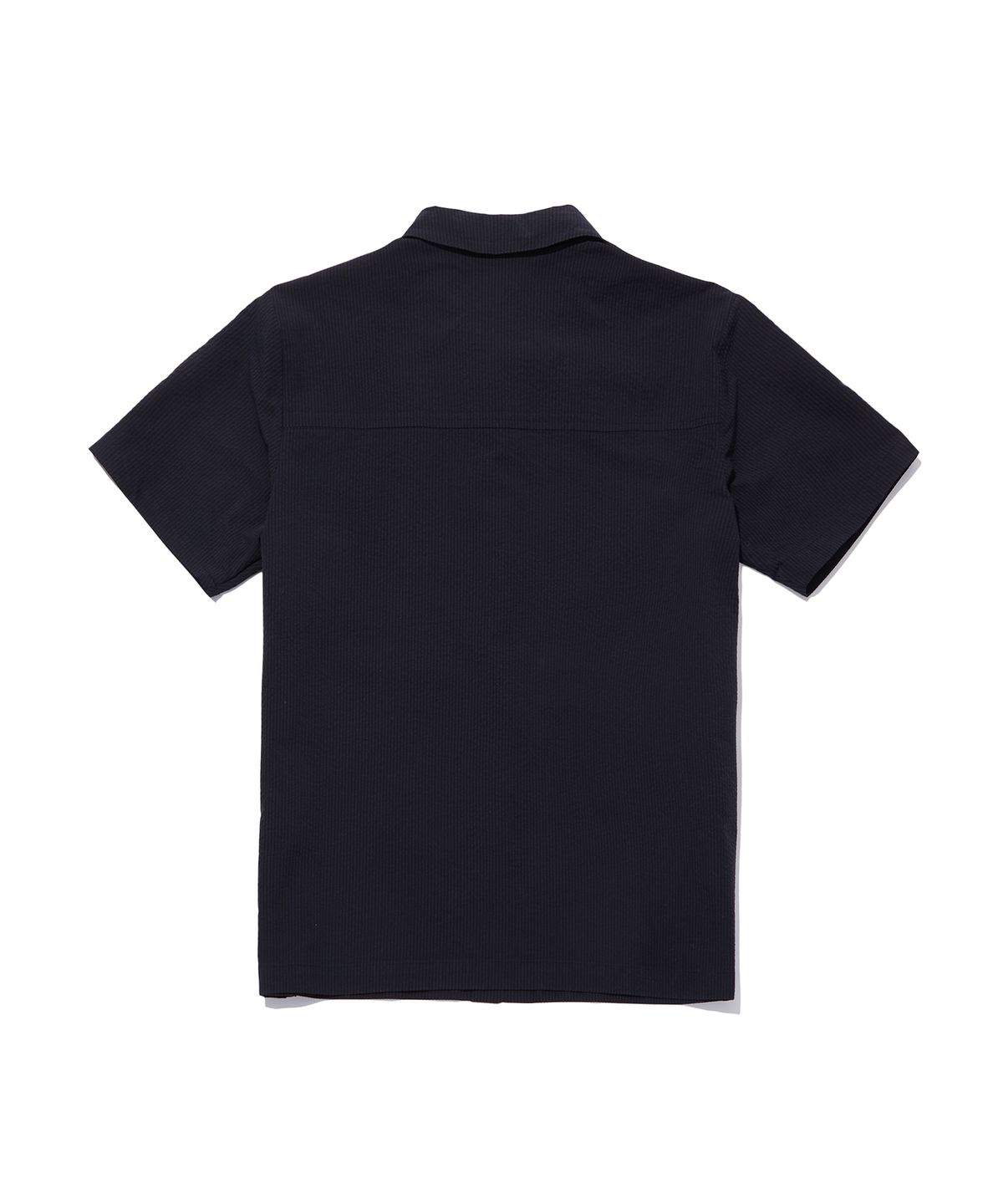 스노우피크 어패럴(SNOWPEAK APPAREL) 시어서커 반팔 셔츠 Dark Navy (S23MMFSH18)