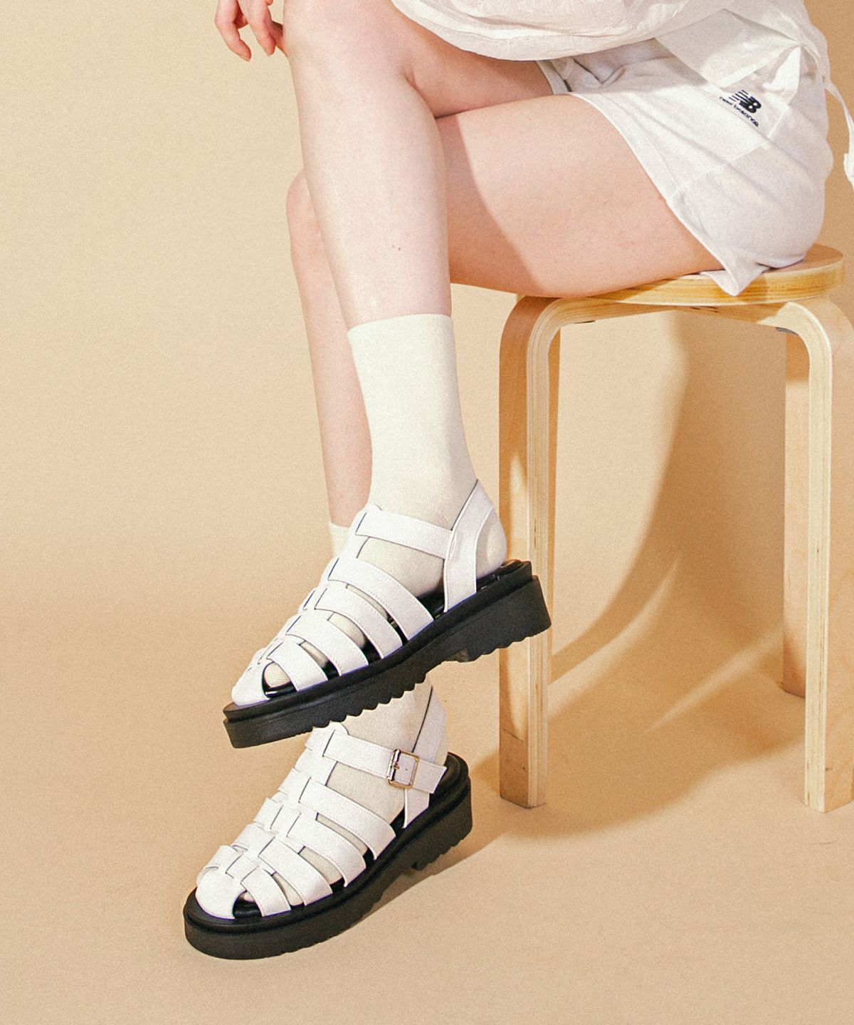 마크모크(MAC MOC) 에반 3컬러 청키 피셔맨 샌들 5.5Cm