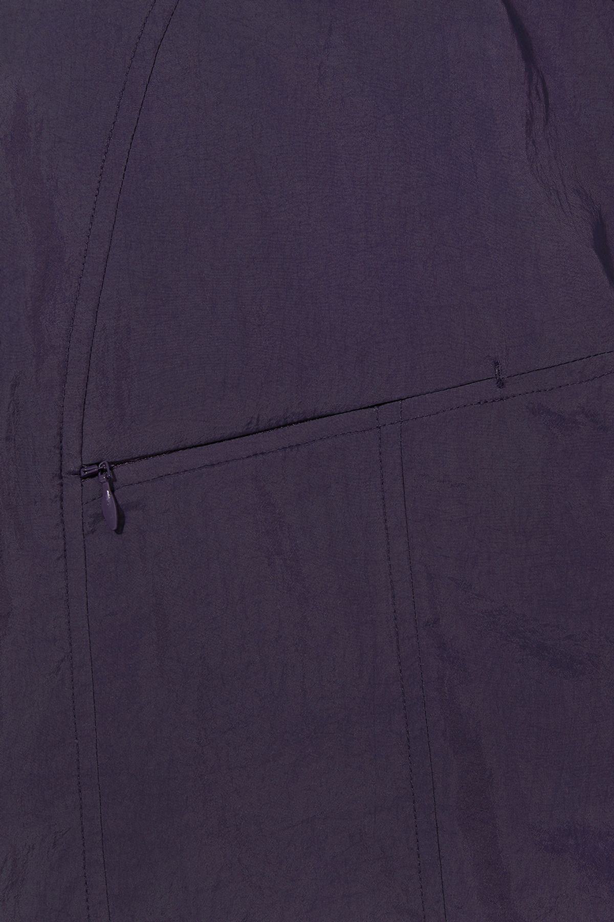 비바스튜디오(VIVASTUDIO) CURVED NYLON HALF JACKET [PURPLE]