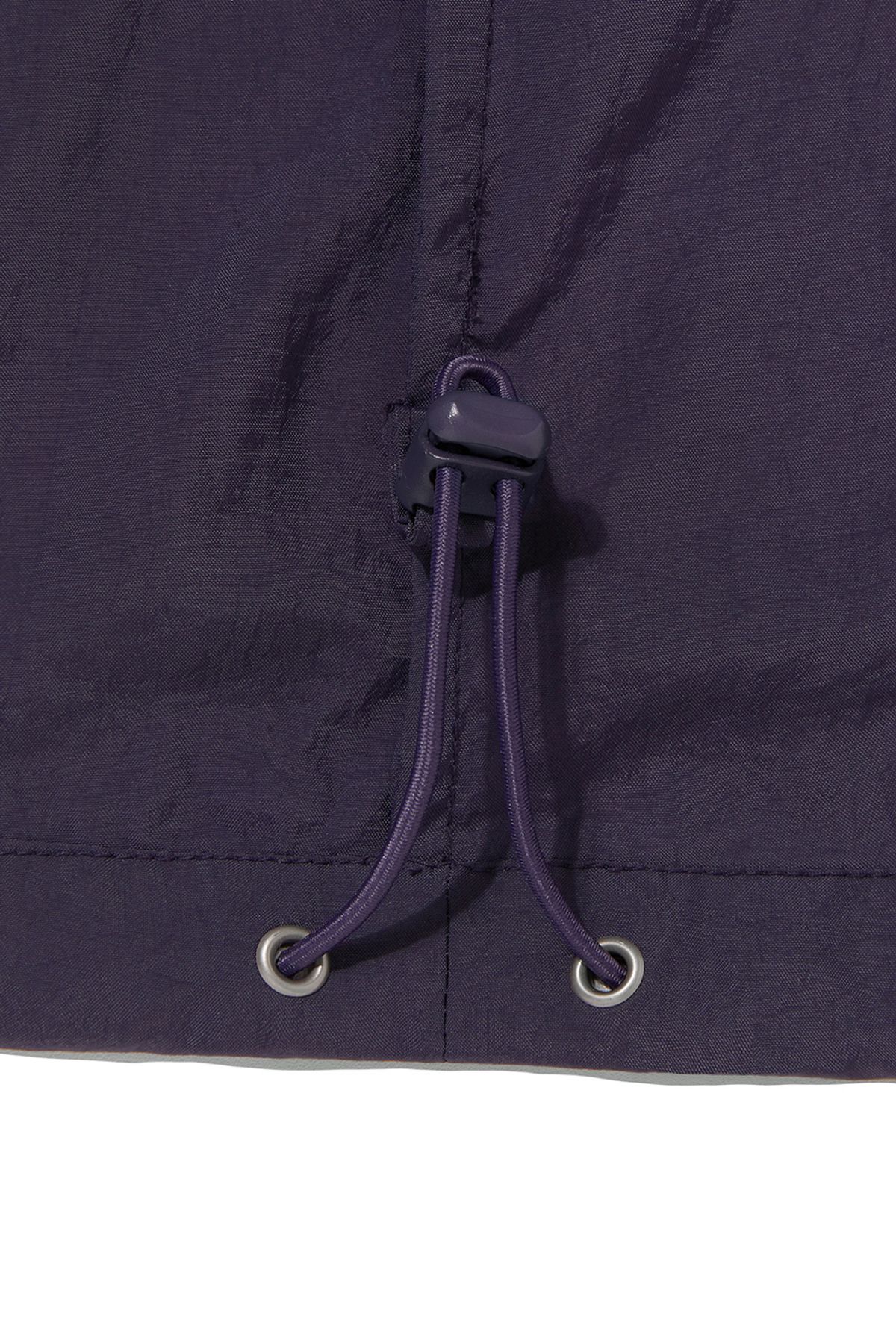 비바스튜디오(VIVASTUDIO) CURVED NYLON HALF JACKET [PURPLE]