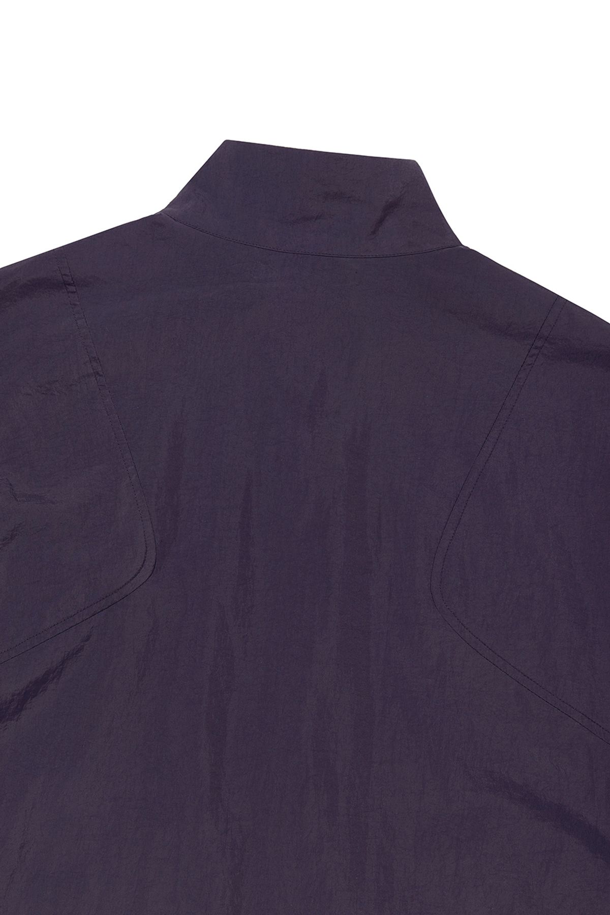 비바스튜디오(VIVASTUDIO) CURVED NYLON HALF JACKET [PURPLE]