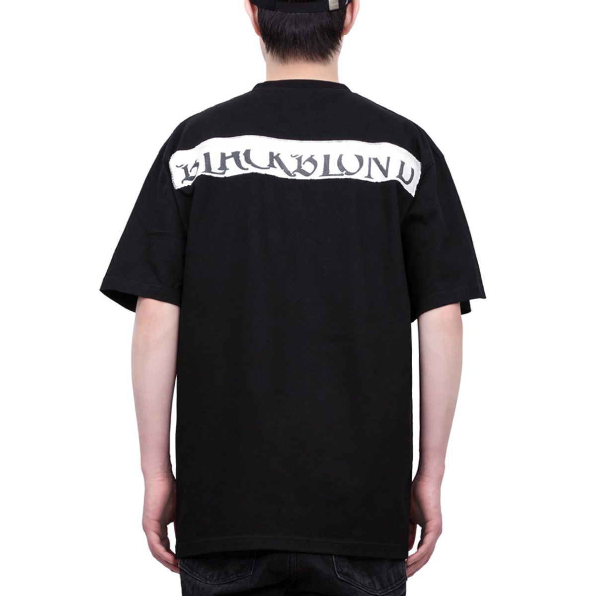 블랙블론드(BLACKBLOND) 비비디 르네상스 패치 티셔츠 (블랙)