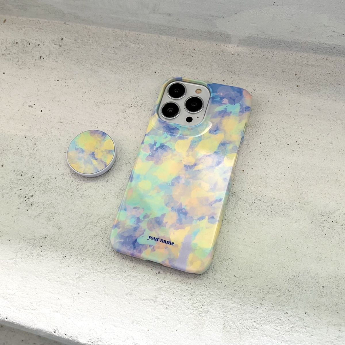 에이쓰리비쓰리(A3B3) (Phone Case) Pattern Watercolor 09