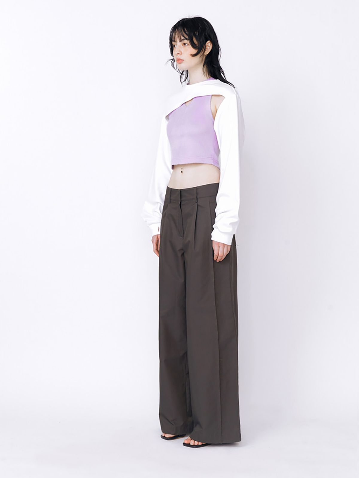 민더리(MEENDERI) WARMER BOLERO MTM - WHITE