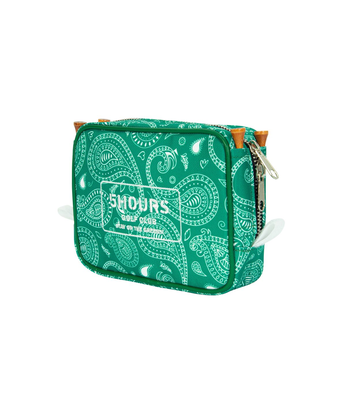 파이브아워스(5HOURS) PAISLEY HONOR BELT BAG_GREEN
