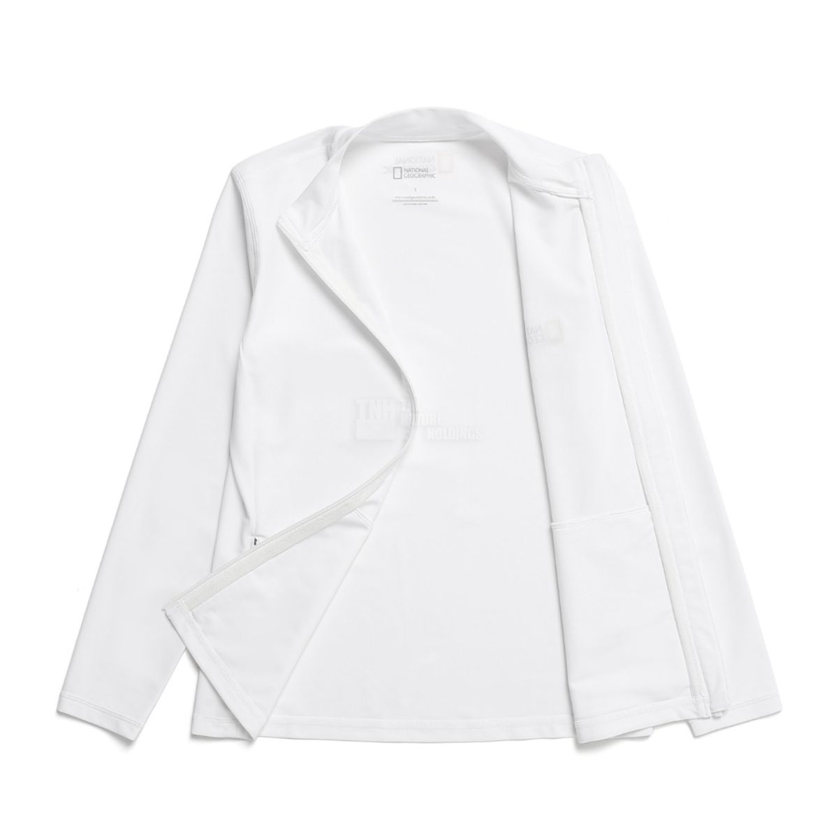 내셔널지오그래픽(NATIONALGEOGRAPHIC) N232WRG700 여성 베이직 집업 래쉬가드 WHITE