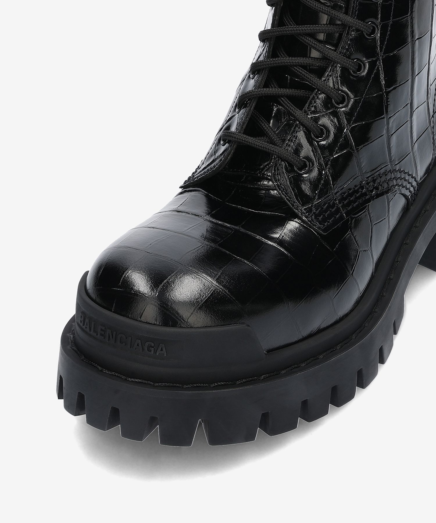 MUSINSA | BALENCIAGA Strike Boots - Black / 600970WA9D01000