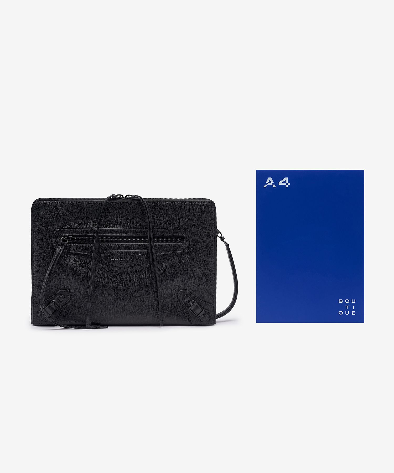 MUSINSA | BALENCIAGA Neo Classic Clutch Bag - Black