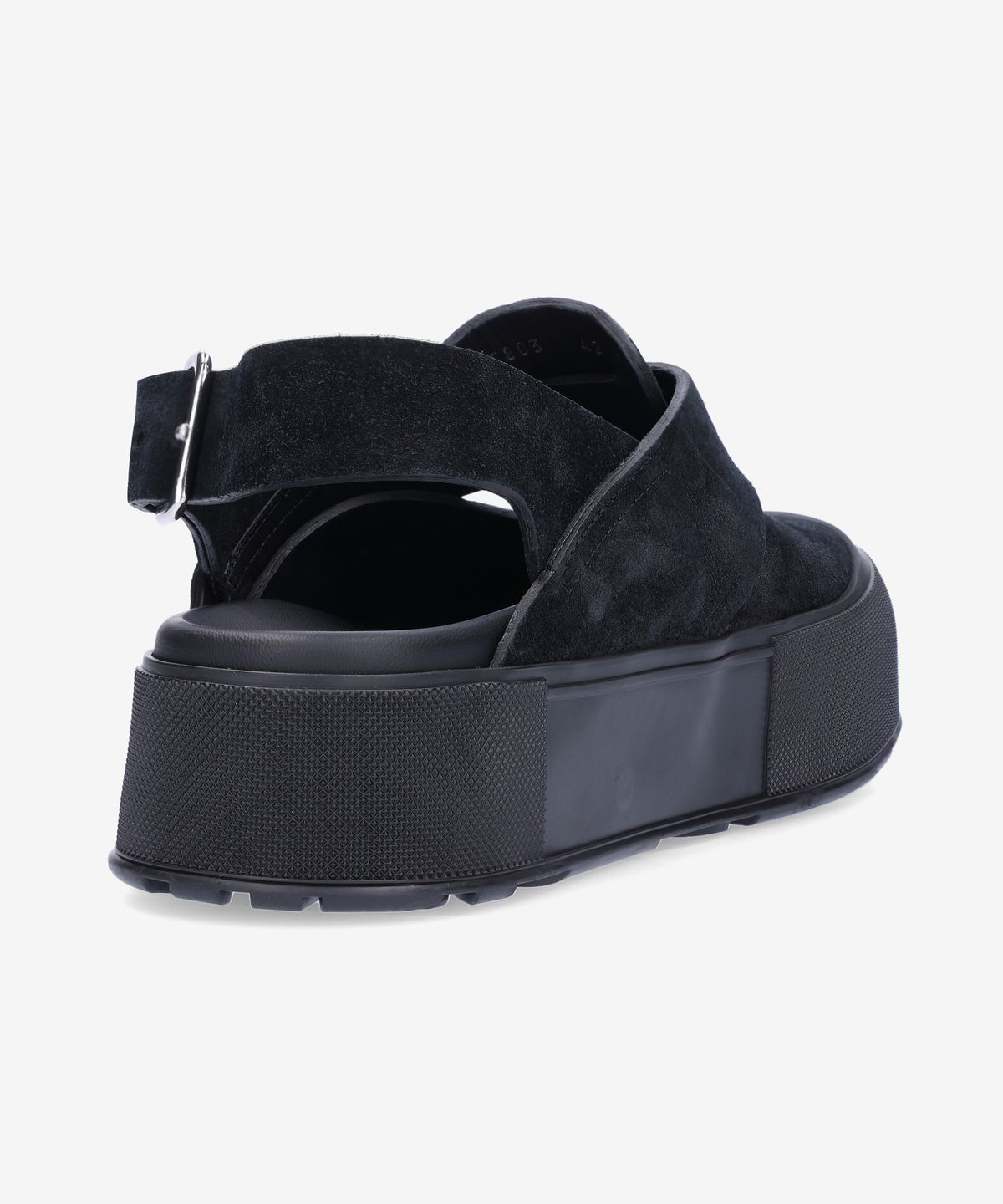 알렉산더 맥퀸(ALEXANDER McQUEEN) 마운트 슬릭 샌들 - 블랙 / 735803WHXK51081