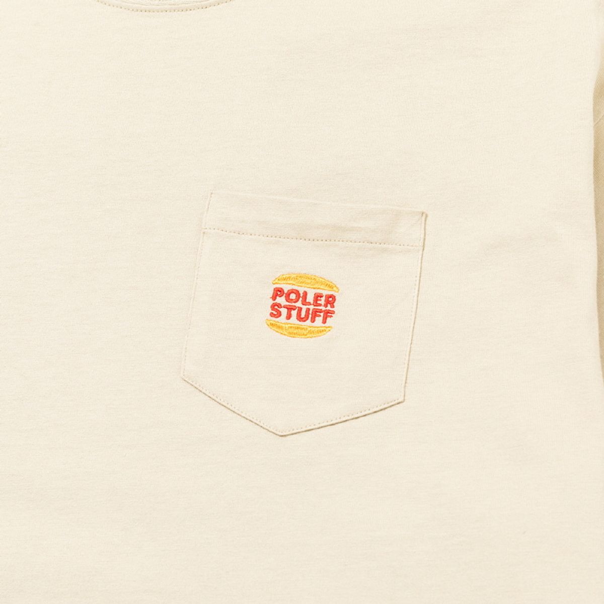 폴러스터프(POLERSTUFF) 스팀드 햄스 포켓 리렉스핏 티 MOSS GRAY