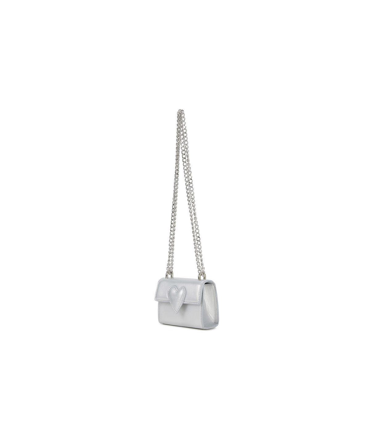 크리스틴프로젝트(CHRISTINE PROJECT) TWIST HEART MICRO BAG(SILVER GLASS)