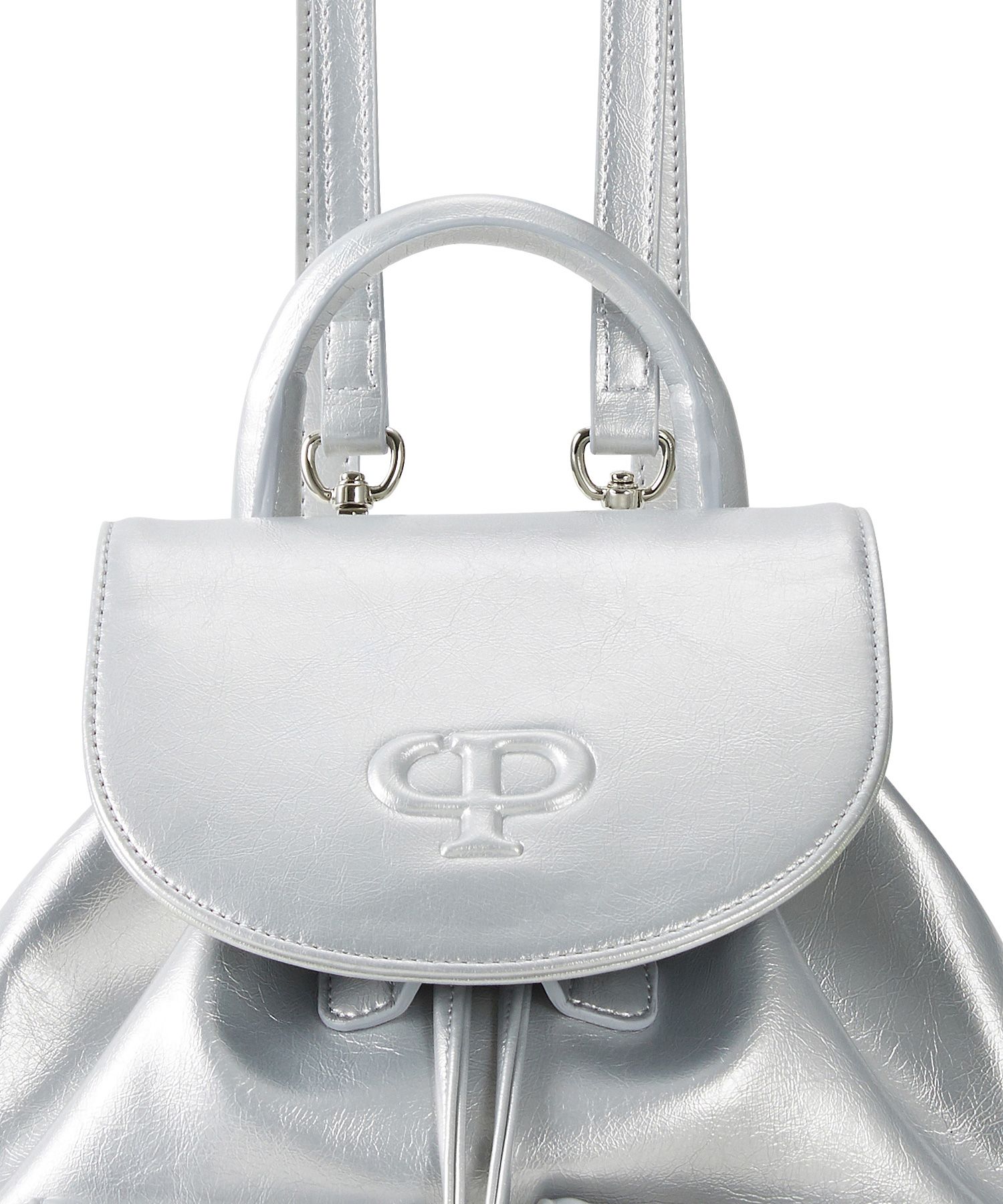 バックパック・リュック CHRISTINE PROJECT CHRISTINE MINI BACKPACK(SILVER GLASS) christineproject - CHRISTINE MINI BACKPACK(SILVER GLASS)