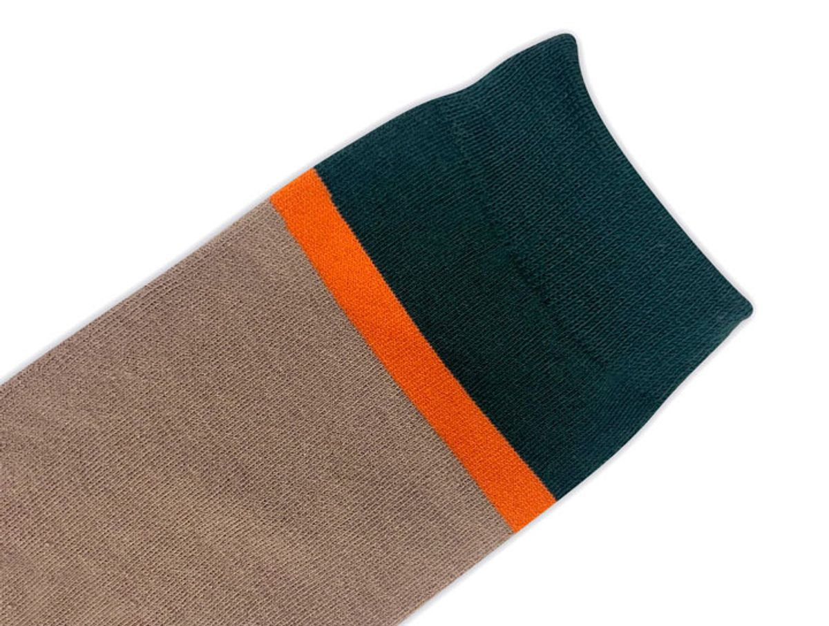 로맨틱타이거(ROMANTIC TIGER) Argyle Block Knee Socks