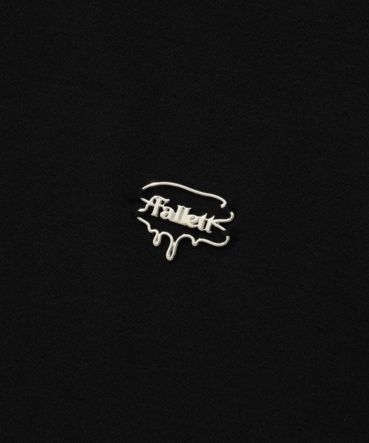 팔렛(FALLETT) 언밸런스 셔링 탑 블랙